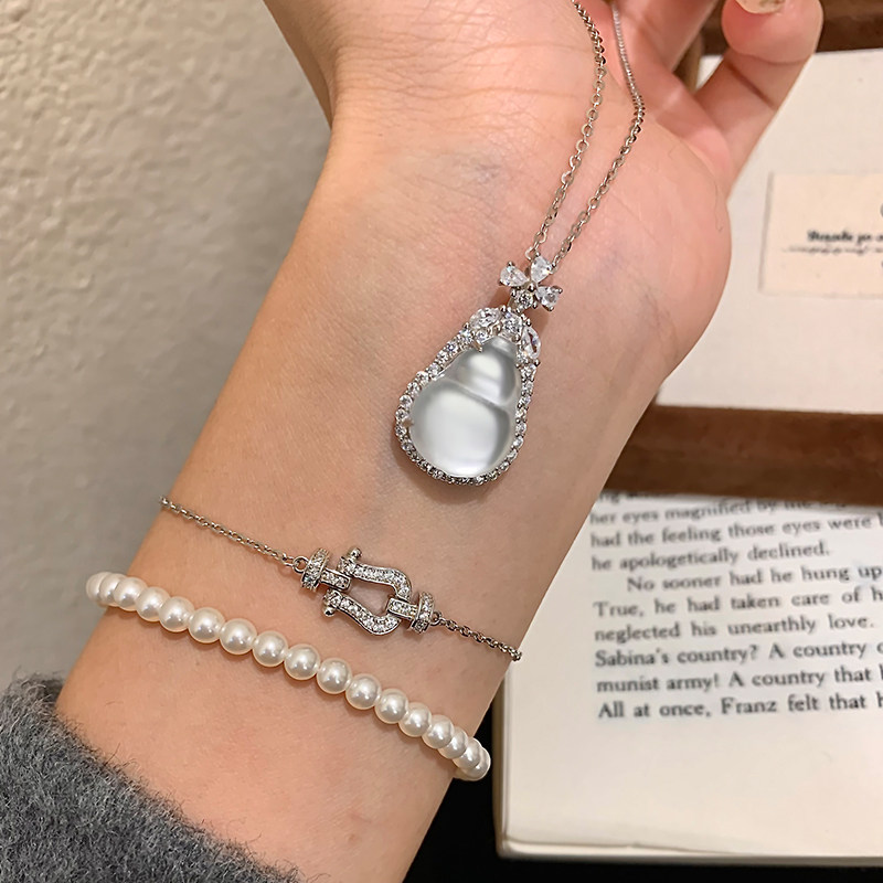 新中式水沫玉葫芦吊坠