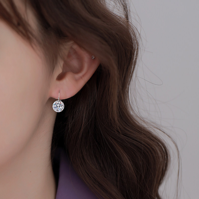 耳环优雅2025新款高级百搭泪滴