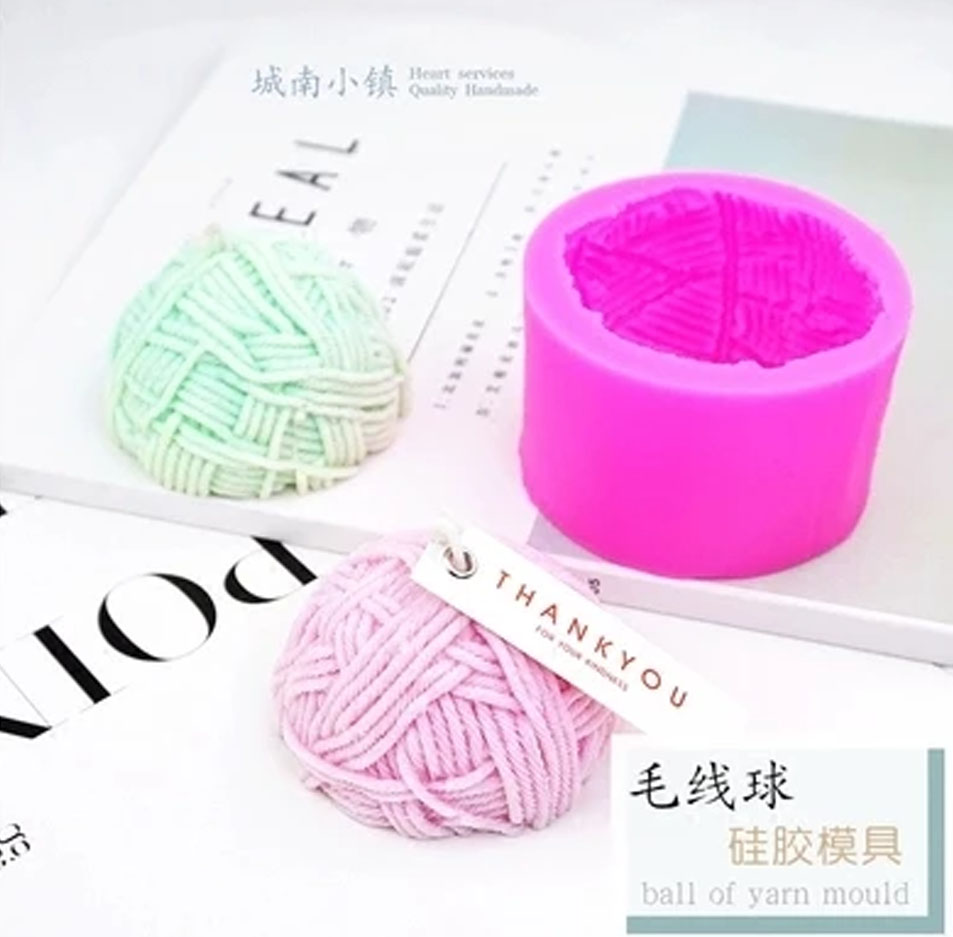 蜡烛手工半圆形硅胶模具图片