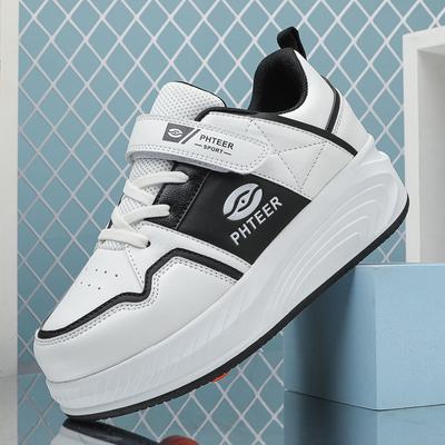 PHTEER暴走鞋男女学生四轮变形溜冰鞋可走路运动鞋儿童带轮可滑行