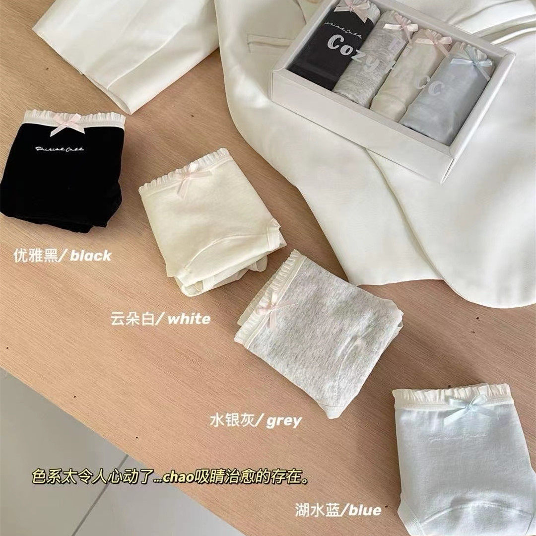 HACCI日系软妹子KUKU蝴蝶结内裤