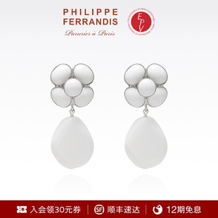 山茶花系列CAB16耳环 PF菲昂迪斯高定经典 法国进口