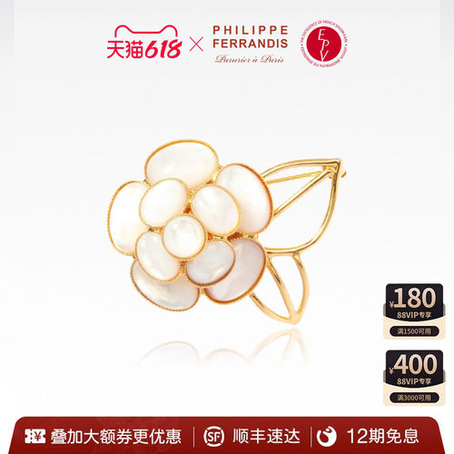 coco山茶花贝母胸针高级感女款