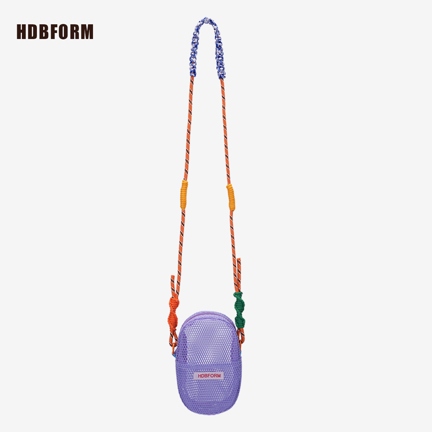 原创设计日韩风撞色编织手机包逛街散步迷你斜挎包便携时尚小包女