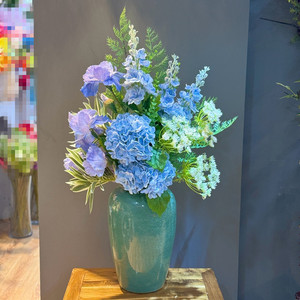 客厅新中式彷真花假花花瓶花艺插花摆件家居装饰品玄关花欧式现代
