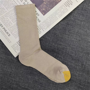 大码 男袜防臭竹炭袜子无骨缝头没有梗脚尖加固不易顶破高筒男袜