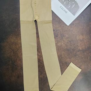 春秋锦纶九分弹力裤 女生弹力紧身打底裤 带压力高弹提臀肤色美腿裤