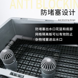 鱼缸过滤器龟缸过滤盒沼泽过滤箱周转箱鱼池水净化循环系统免换水