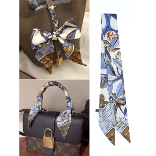 LV&GEDETE 绑包飘带绕包包手柄丝巾手提袋丝带装饰围巾缠包带车挂