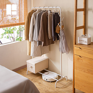 一隅一舍落地式晾衣架立地衣帽架阳台挂衣服架家用多功能晾衣神器