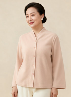 顶瓜瓜女士摇粒绒开衫保暖上衣