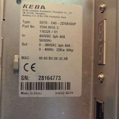 议价KEBA变桨驱动器 G970-E40-2DVA0S，件，可维修