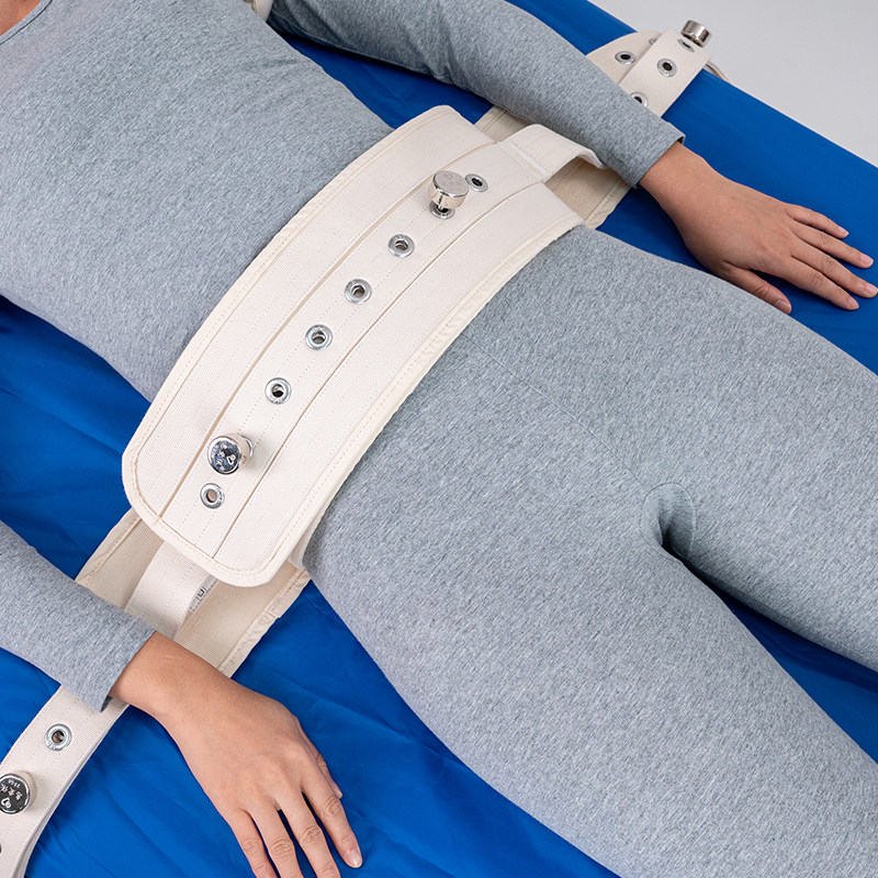 腰腹防切割磁扣约束安全绑床上舒适精神科病人成人养老院护理康复