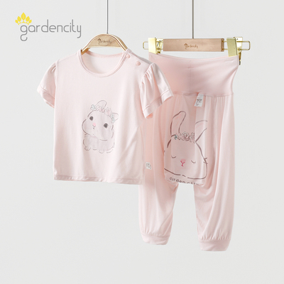 gardencity女宝宝短袖家居服套装