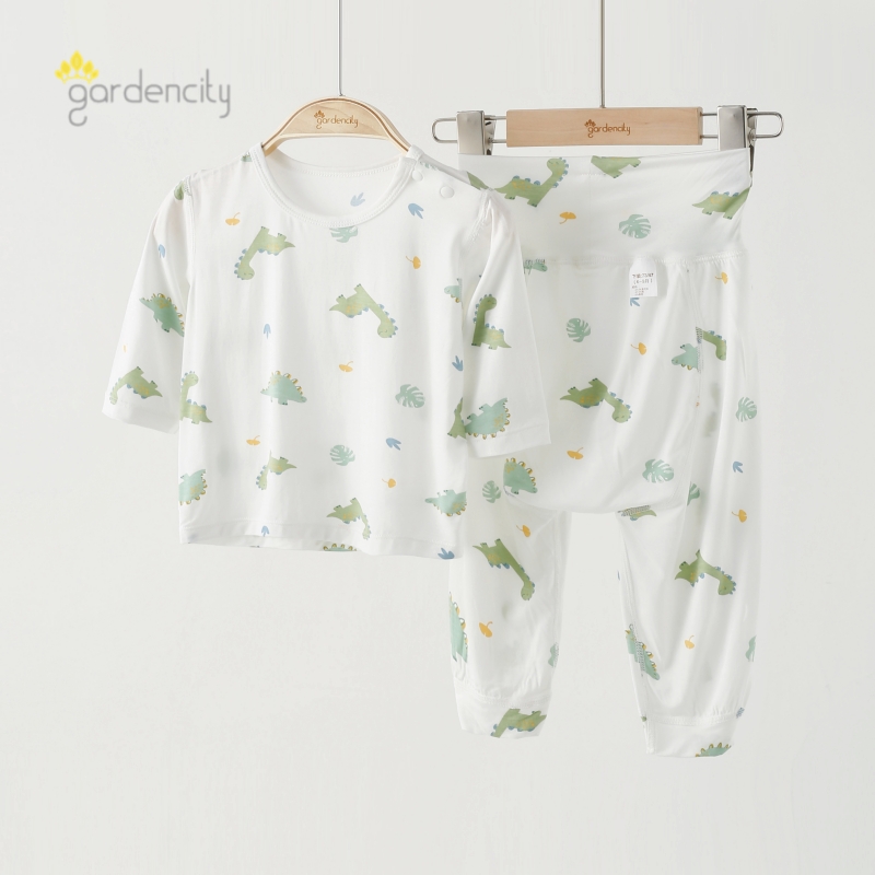 宝宝套装夏季薄款莫代尔家居服