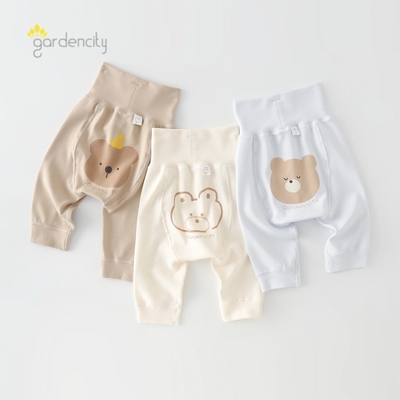 婴儿秋裤秋冬季莫代尔棉舒绒打底宝宝高腰大PP裤加厚保暖裤家居裤