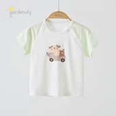 婴儿短袖 体恤上衣服儿童 莫代尔凉感冰丝男女宝宝半袖 T恤夏季 薄款