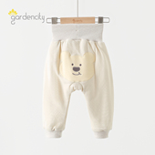 恒温棉60g加厚保暖男女宝宝卡通小熊高腰大PP裤 婴儿夹棉裤 秋冬季