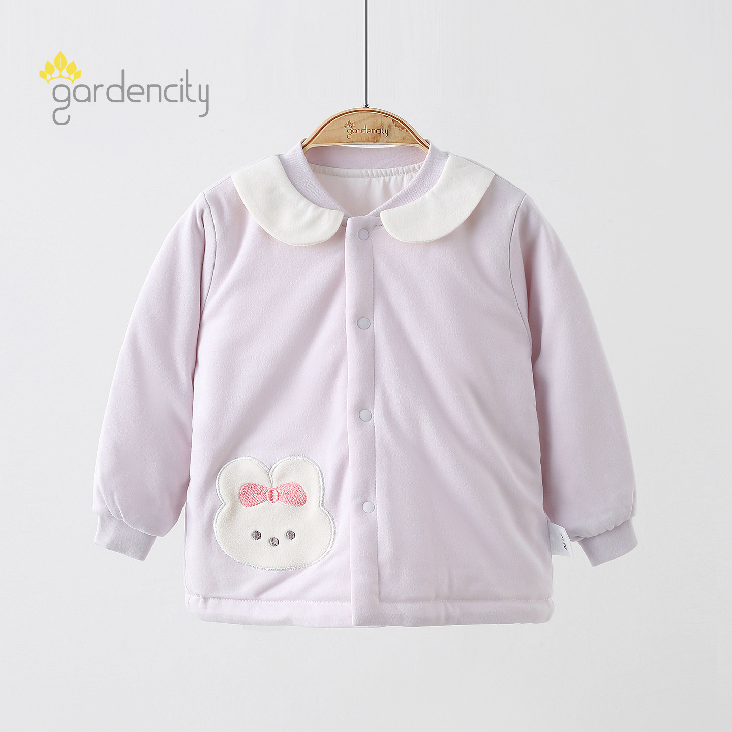 gardencity女宝宝保暖上衣夹棉