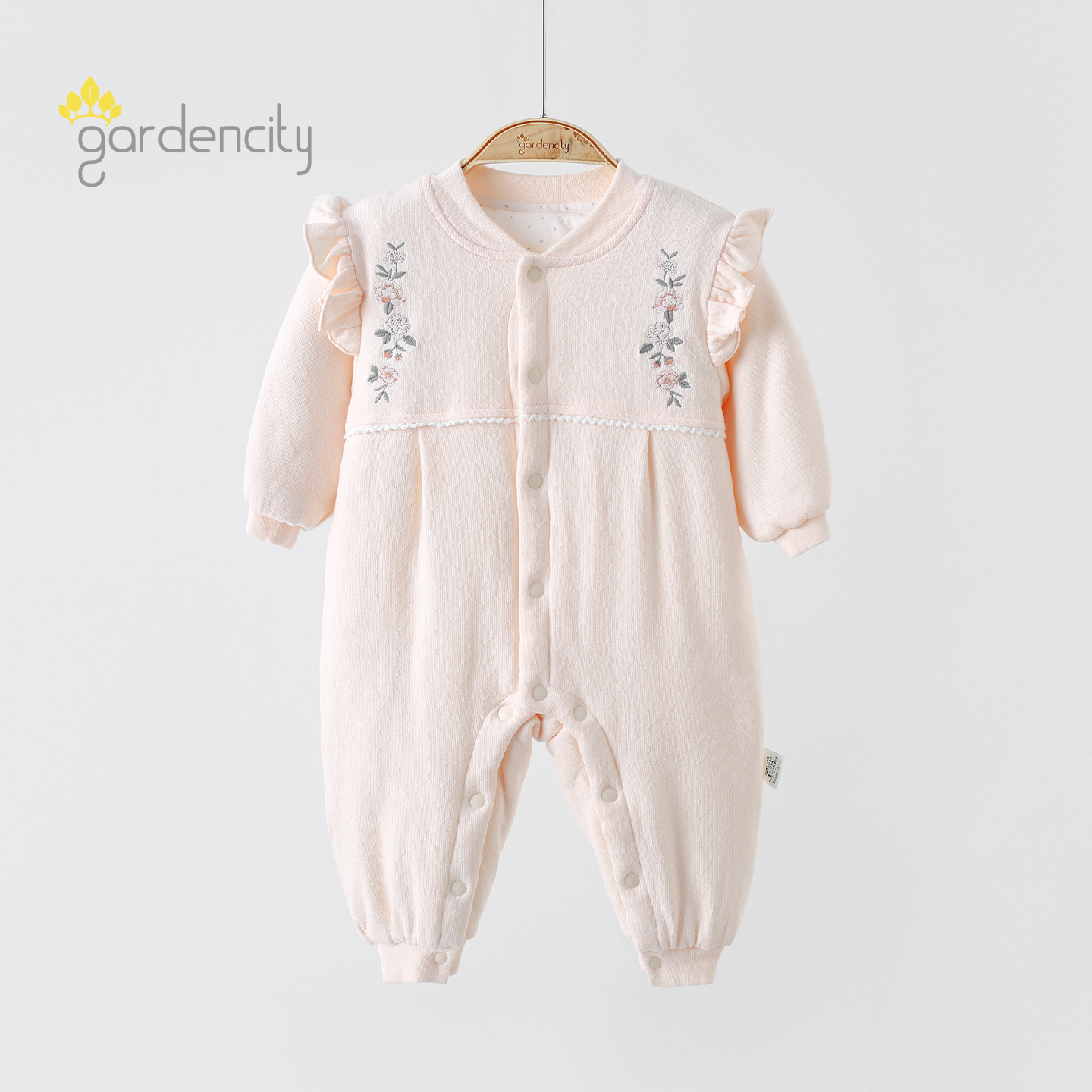 gardencity连体衣秋冬季保暖夹棉