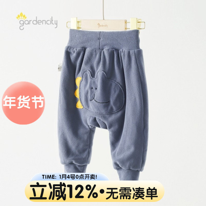 婴儿裤子秋冬夹棉保暖大PP裤子男女宝宝外出薄棉裤摇粒绒大屁屁裤,童装/婴儿装/亲子装,裤子,淘宝优惠券,粉丝福利购,淘宝优惠卷