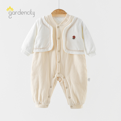 gardencity婴儿连体衣秋冬季保暖