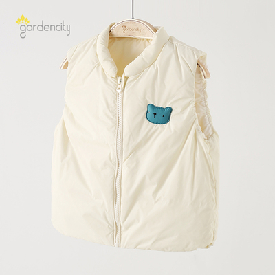 婴儿羽绒马甲秋冬保暖背心