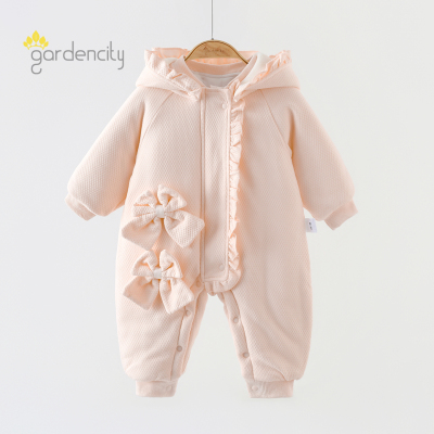 gardencity女宝宝连体衣冬季加厚
