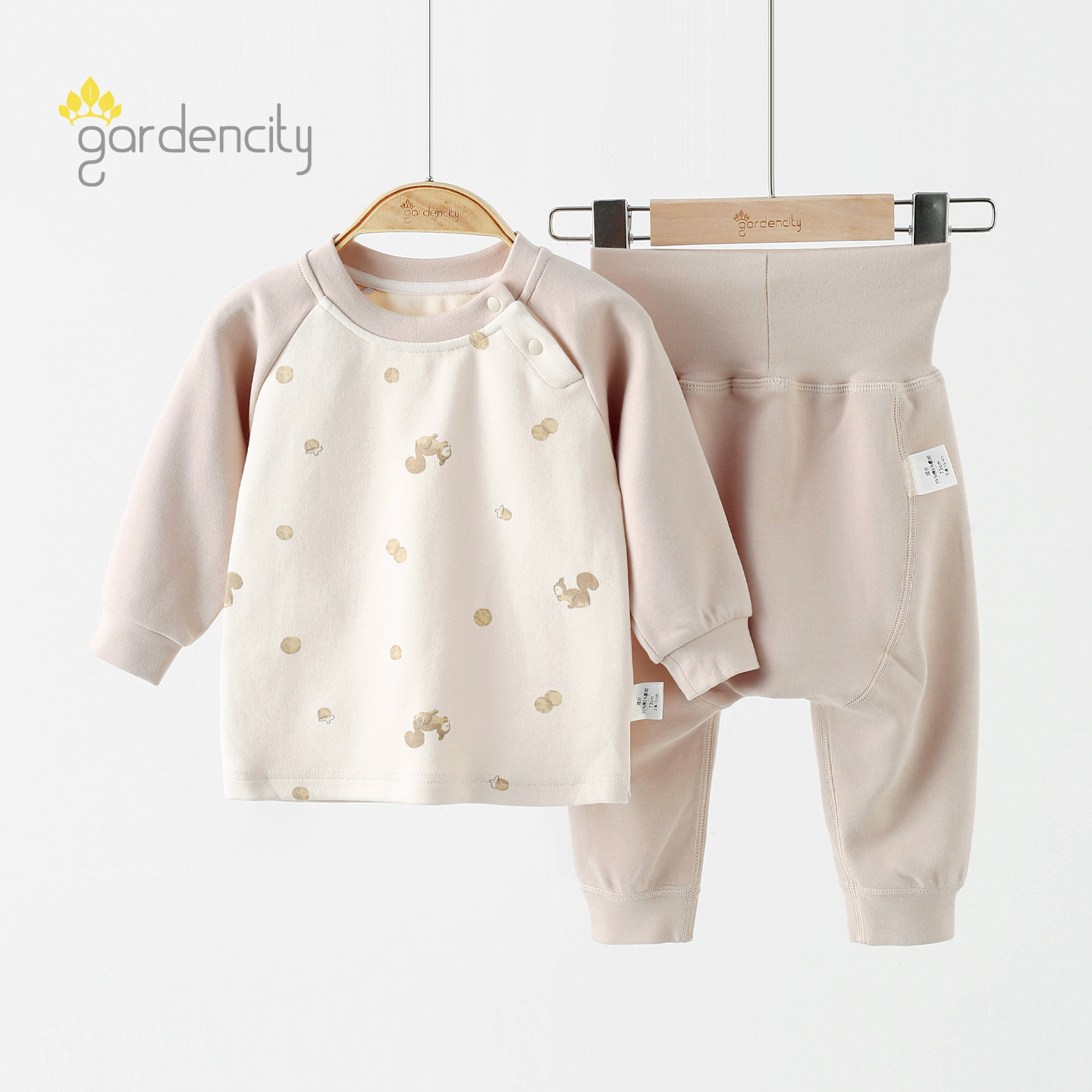 gardencity婴儿家居服套装秋冬