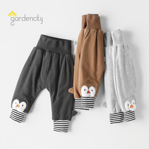 gardencity婴儿裤子秋冬季夹棉