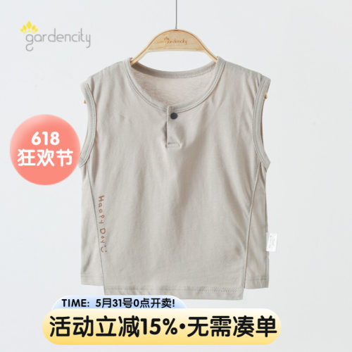gardencity宝宝背心无袖上衣t恤
