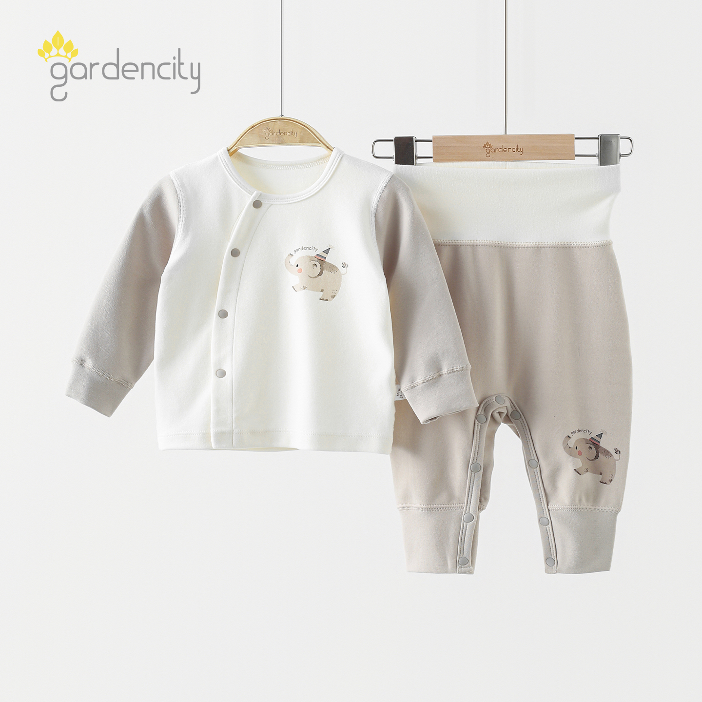 gardencity婴儿家居服套装秋冬季