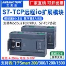 1200PLC以太网MODBUS开关量扩展 IO模块Smart200 TCP远程分布式