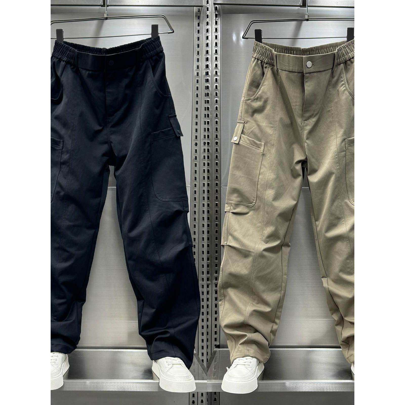 Mostarsea~潮牌工装休闲裤男士宽松直筒哈伦裤多口袋阔腿弯刀裤,男装,大码下装,淘宝优惠券,粉丝福利购,淘宝优惠卷