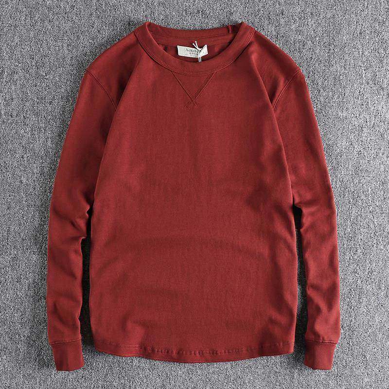 代购香港潮男春秋季欧美重磅水洗针织男士长袖T恤百搭休闲打底衫,男装,T恤,淘宝优惠券,粉丝福利购,淘宝优惠卷