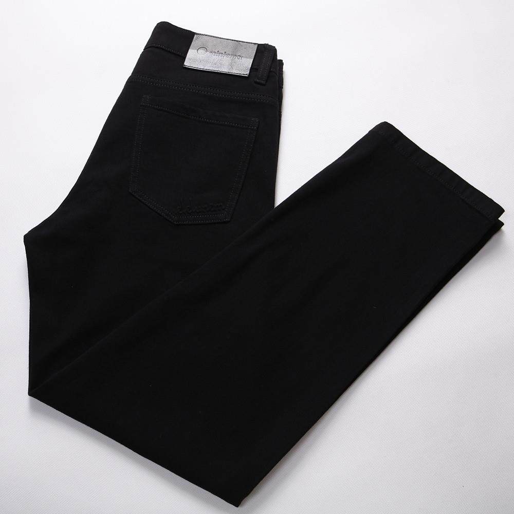 2025新款秋冬款黑色牛仔裤男宽松直筒阔腿垂感潮牌美式高端长裤子