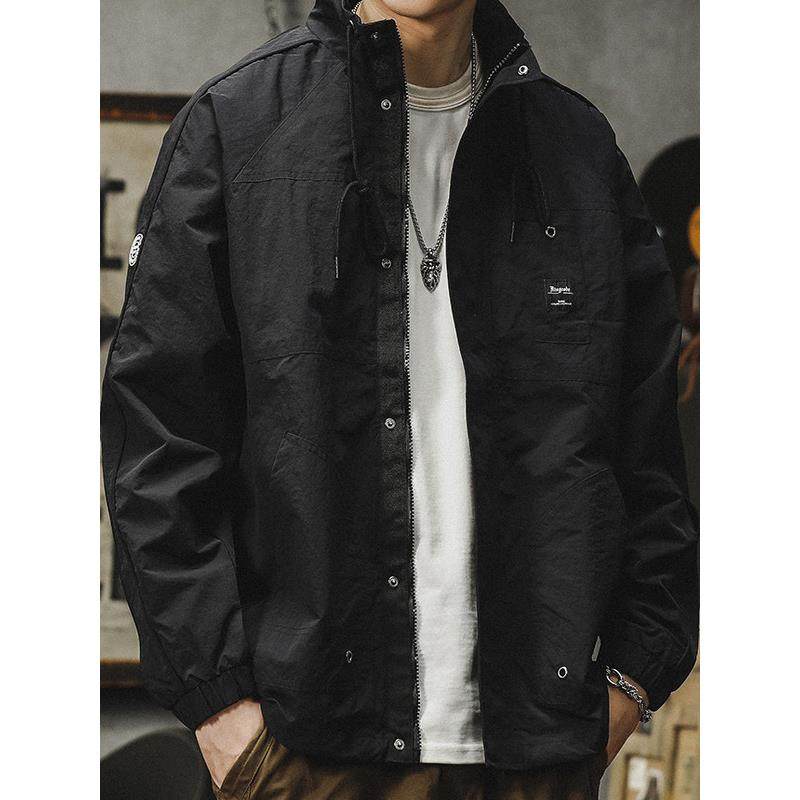 it neith BIAS潮牌防风防水冲锋衣男秋季美式覆古机能高级感夹克,男装,大码上装,淘宝优惠券,粉丝福利购,淘宝优惠卷