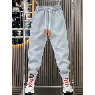 男春秋宽松运动休闲简约哈伦卫裤 潮牌百搭纯色束脚裤 Daily Home