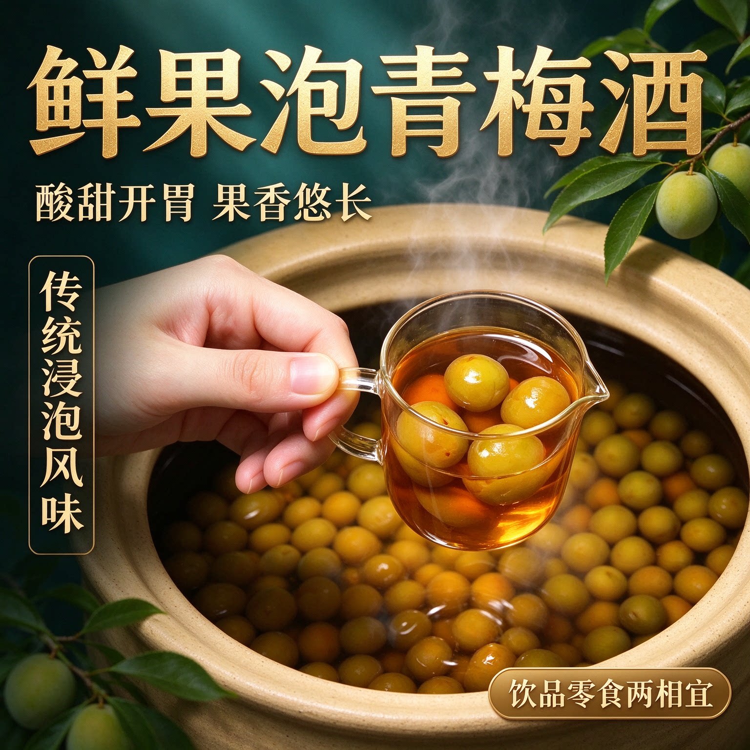 轻加工青梅鲜果泡酒半成品野生零食水果完熟梅冰糖腌制新鲜解腻