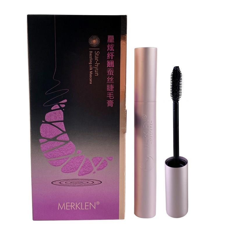 MERKLEN/麦尔卡伦正品星炫纤翘蚕丝睫毛膏不易晕染防水加密打底膏