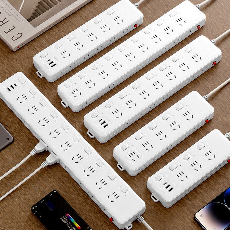 超多孔过载保护大功率插座