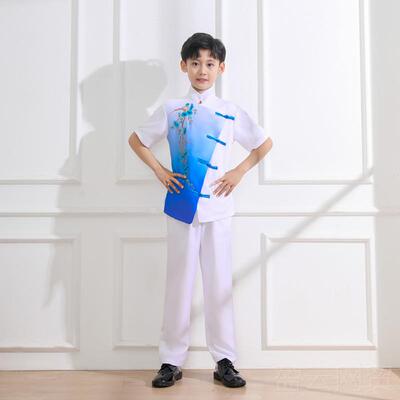 正品红歌童合唱服演出中服装男主持人演讲女童儿诗歌朗诵小学生表