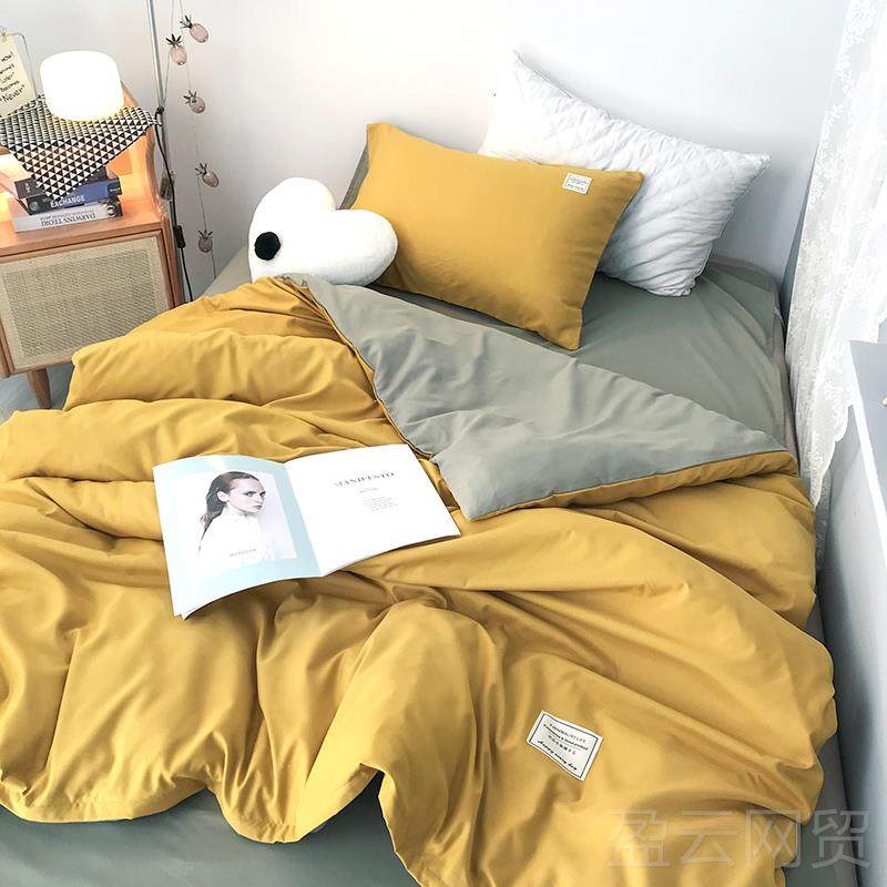 正品轻n奢风is男女宿舍床上款床被套三件套1.5/1.8m床上单用品四,床上用品,床品套件/四件套/多件套,淘宝优惠券,粉丝福利购,淘宝优惠卷