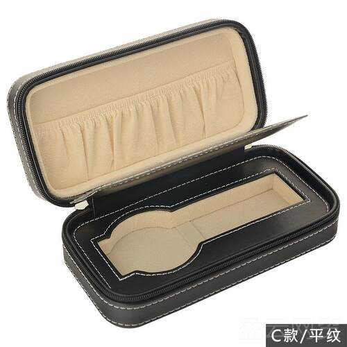 正品高号档皮质首饰盒便携履收行随身品纳盒戒指耳钉项链盒小手饰