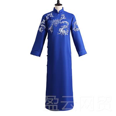 正品服相声服男褂中国风长袍中式民国尚长衫大码唐装演出春秋时大