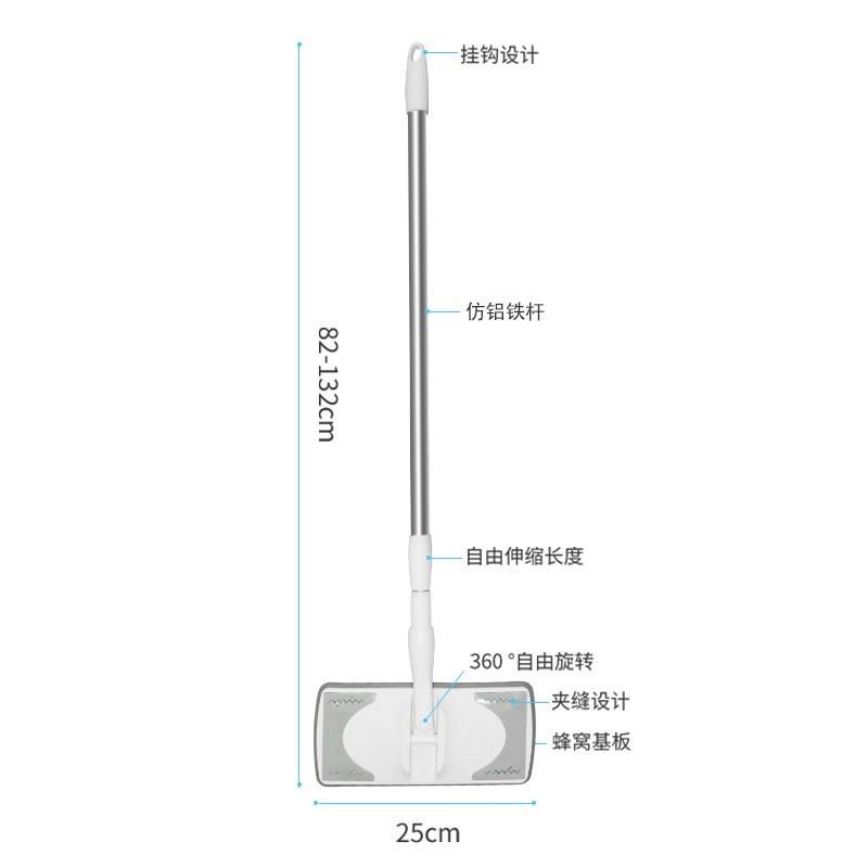 新款家用懒人免手洗一次性静电除尘拖把工厂直销木地板平板拖把