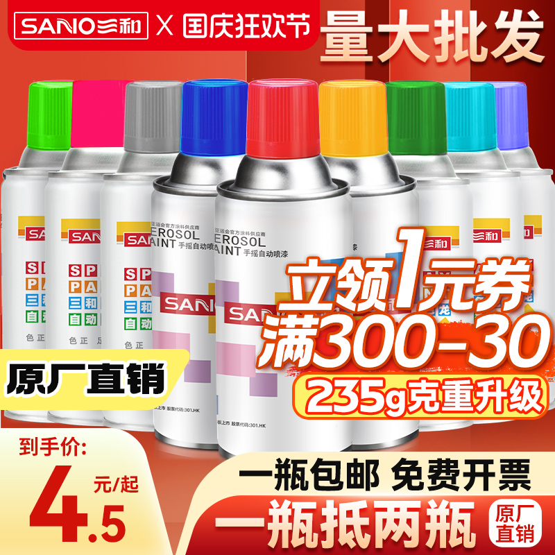 三和自喷漆轮毂汽车防锈墙
