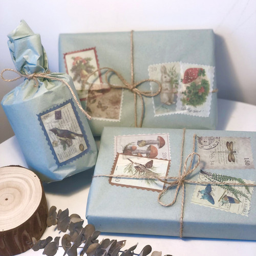 复古雪梨纸送礼简约高级感