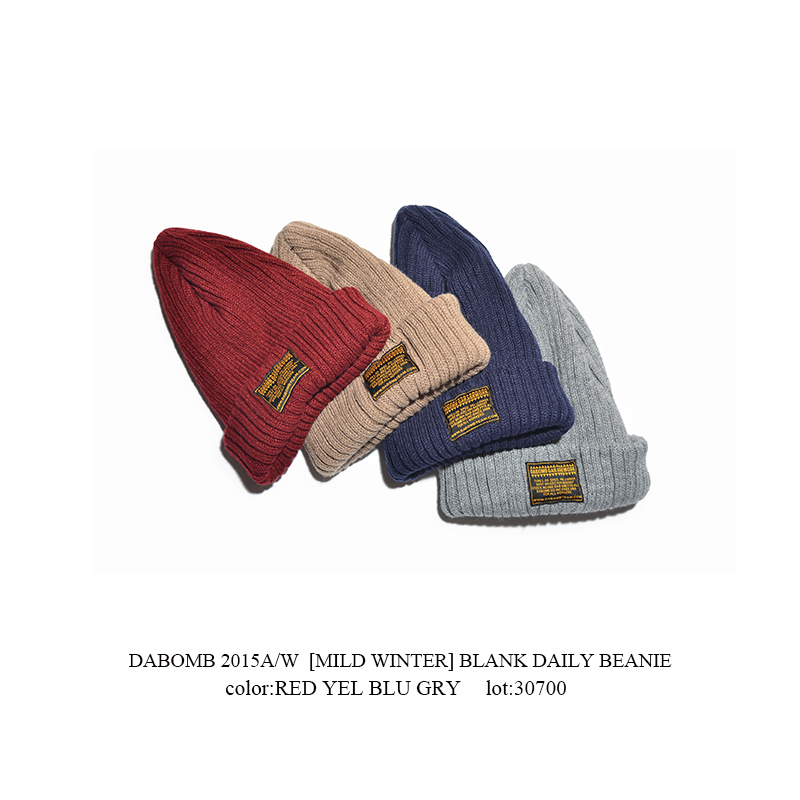 DABOMB[MILD WINTER] BLANK DAILY BEANIE纯色针织帽|ruв категории Аксессуары, шляпа - от Buy2taobao.com для оказания профессиональной услуги покупки агента Taobao
