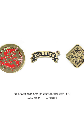DABOMB x PINFESSOR PIN SET 经典LOGO 美杜莎全视之眼 胸针徽章